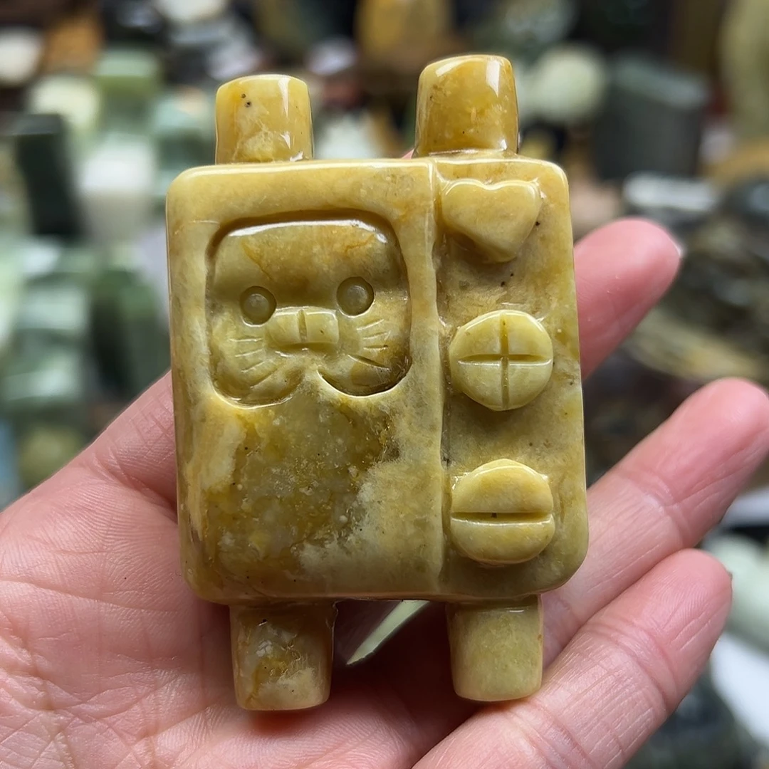 岫玉未镶嵌颈饰辽阳游戏机有瑕