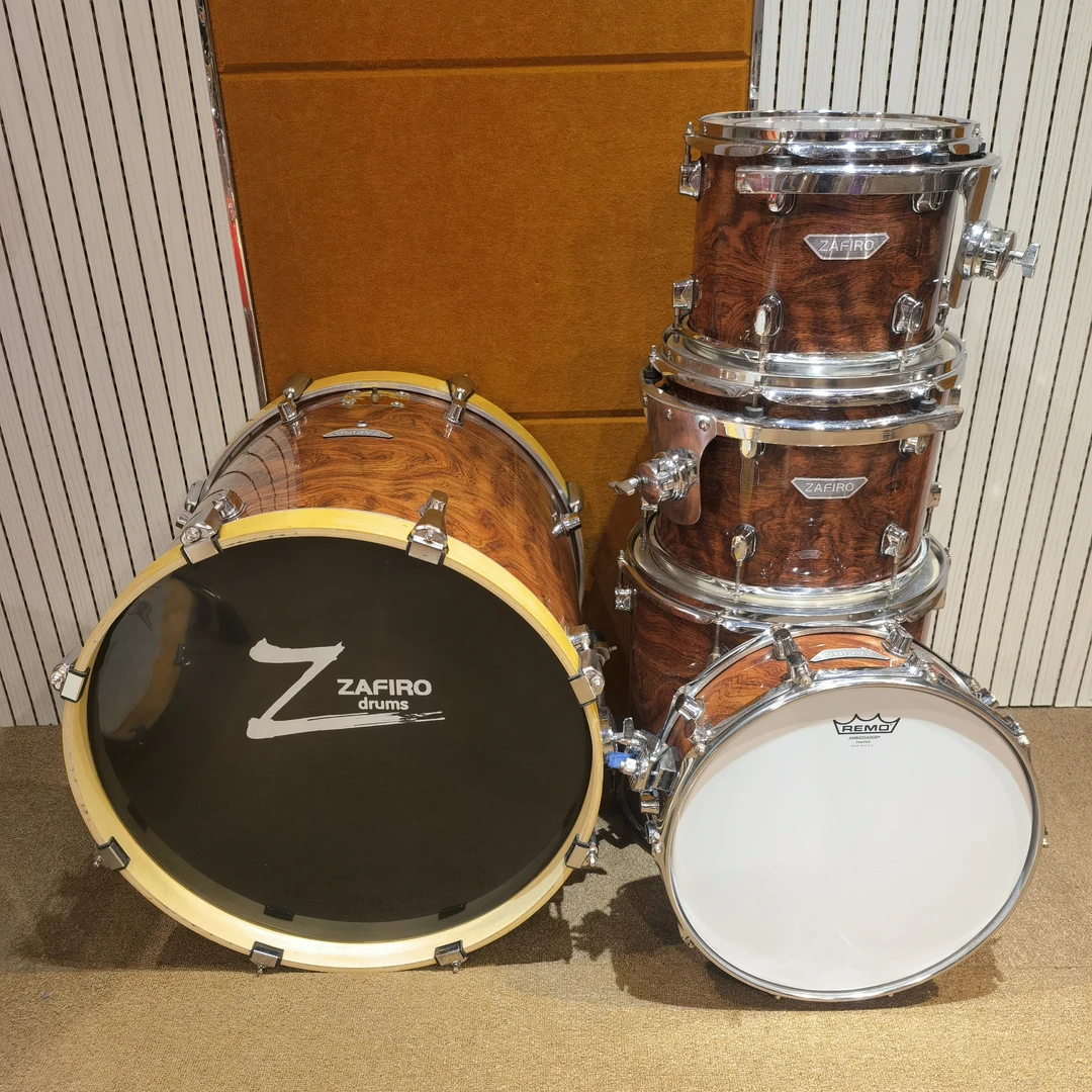 ZAFIRO品牌架子鼓 五鼓四镲 全套配齐 内置消音