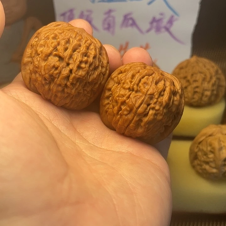 吊坠文玩核桃39尺莲花