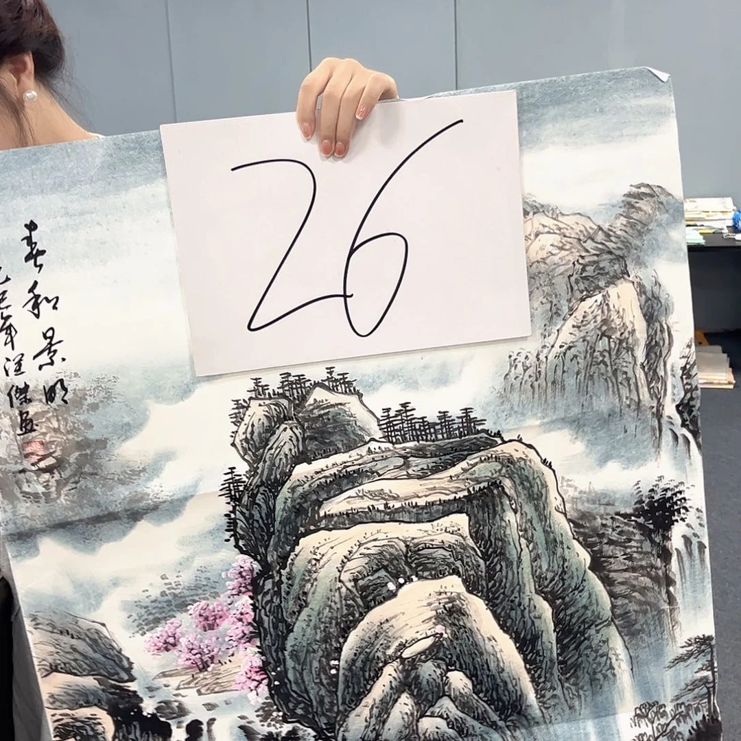 国画国画老师手绘作品