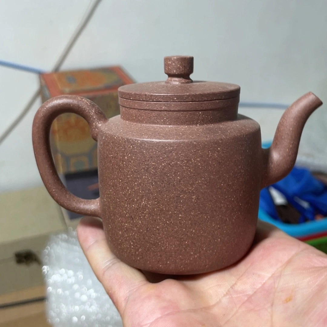 *****茶壶段泥共生紫泥