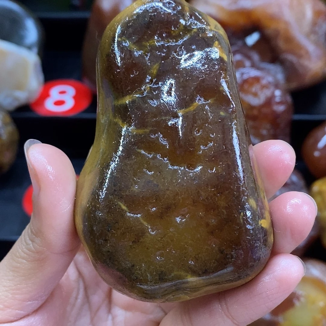 玛瑙/玉髓未镶嵌手把件