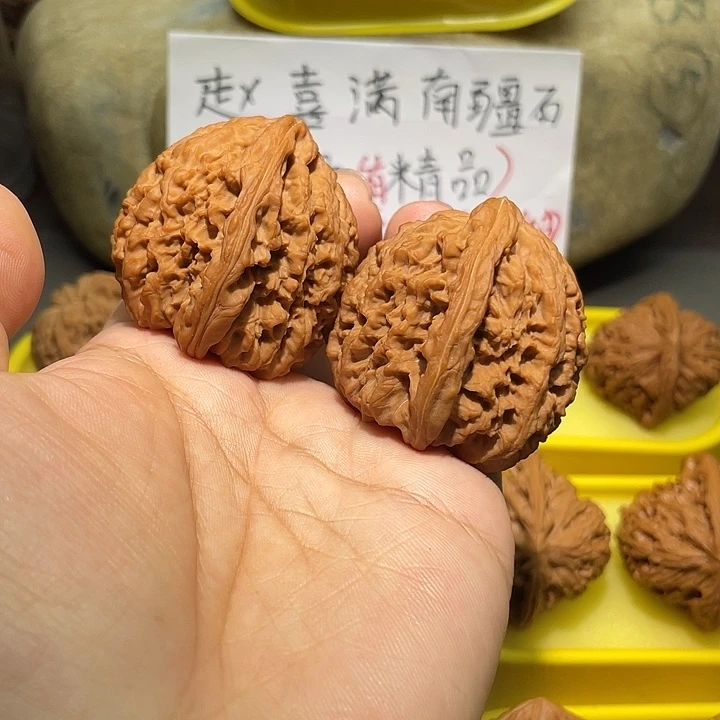 文玩核桃把件42号，43尺全品炮弹疆