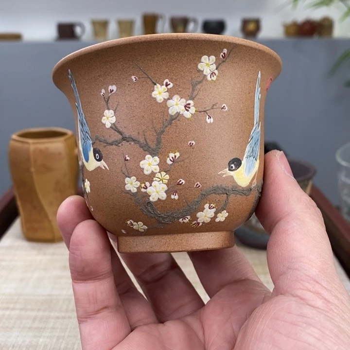 紫砂茶杯宜兴紫砂主人杯