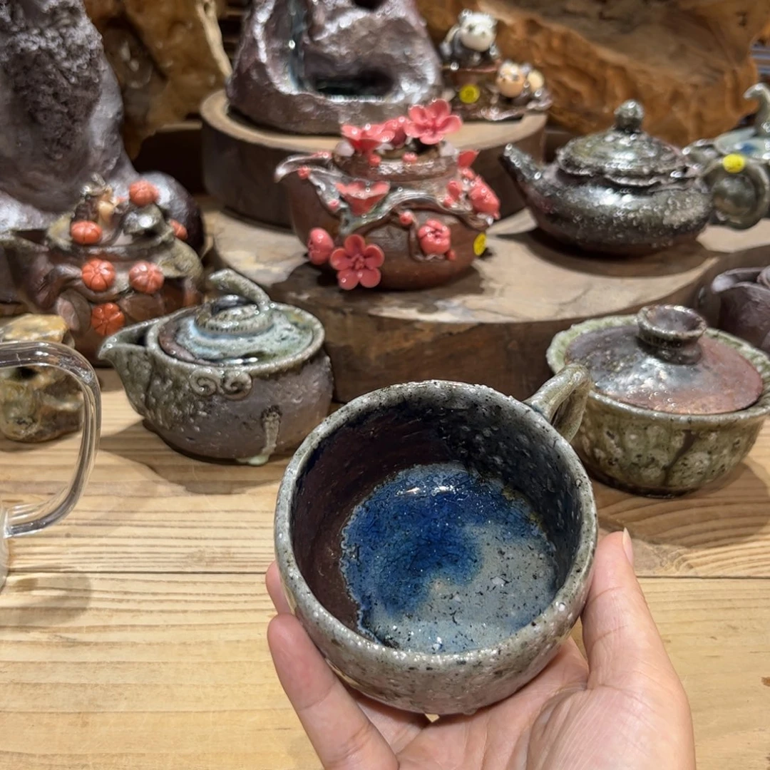 柴烧手工制作茶具