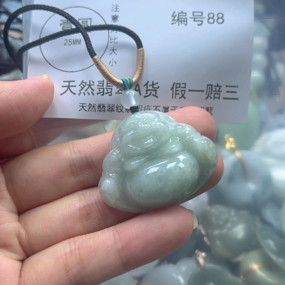 翡翠未镶嵌项圈翡翠88