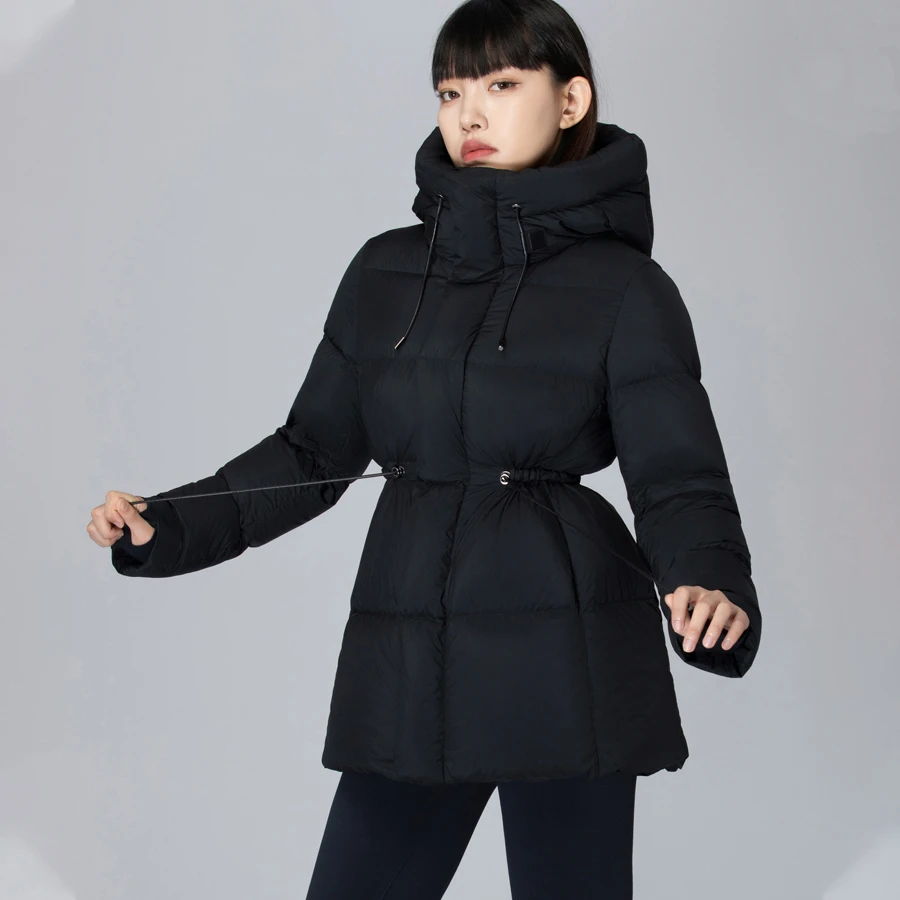 【佳佳专属】收腰遮肉遮胯宽中长款90鹅绒连帽鹅绒服