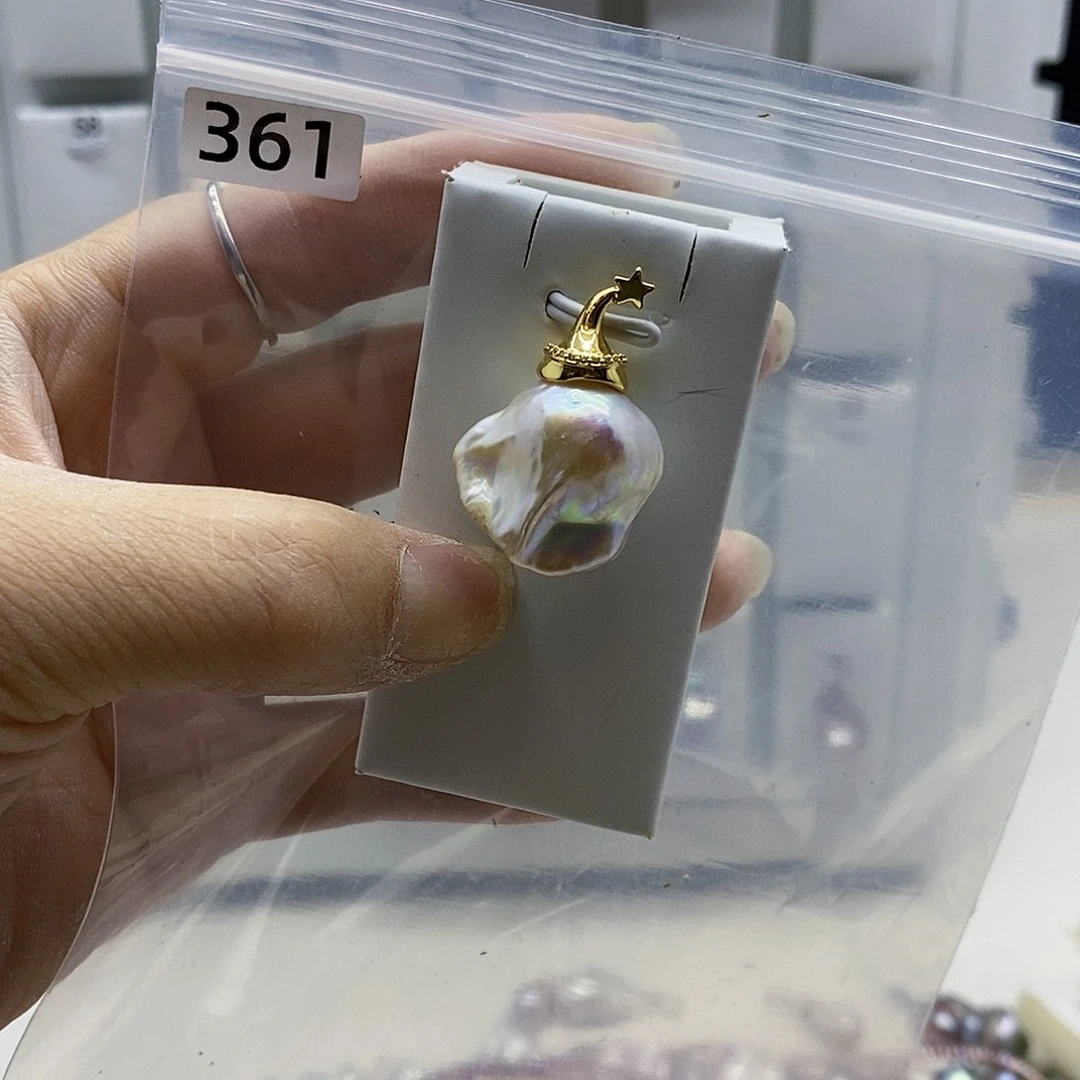 颈饰合金淡水珍珠