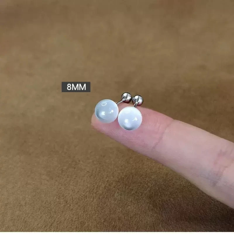 钛钢玻璃耳饰 岩朵饰品-1951-时尚耳饰-5