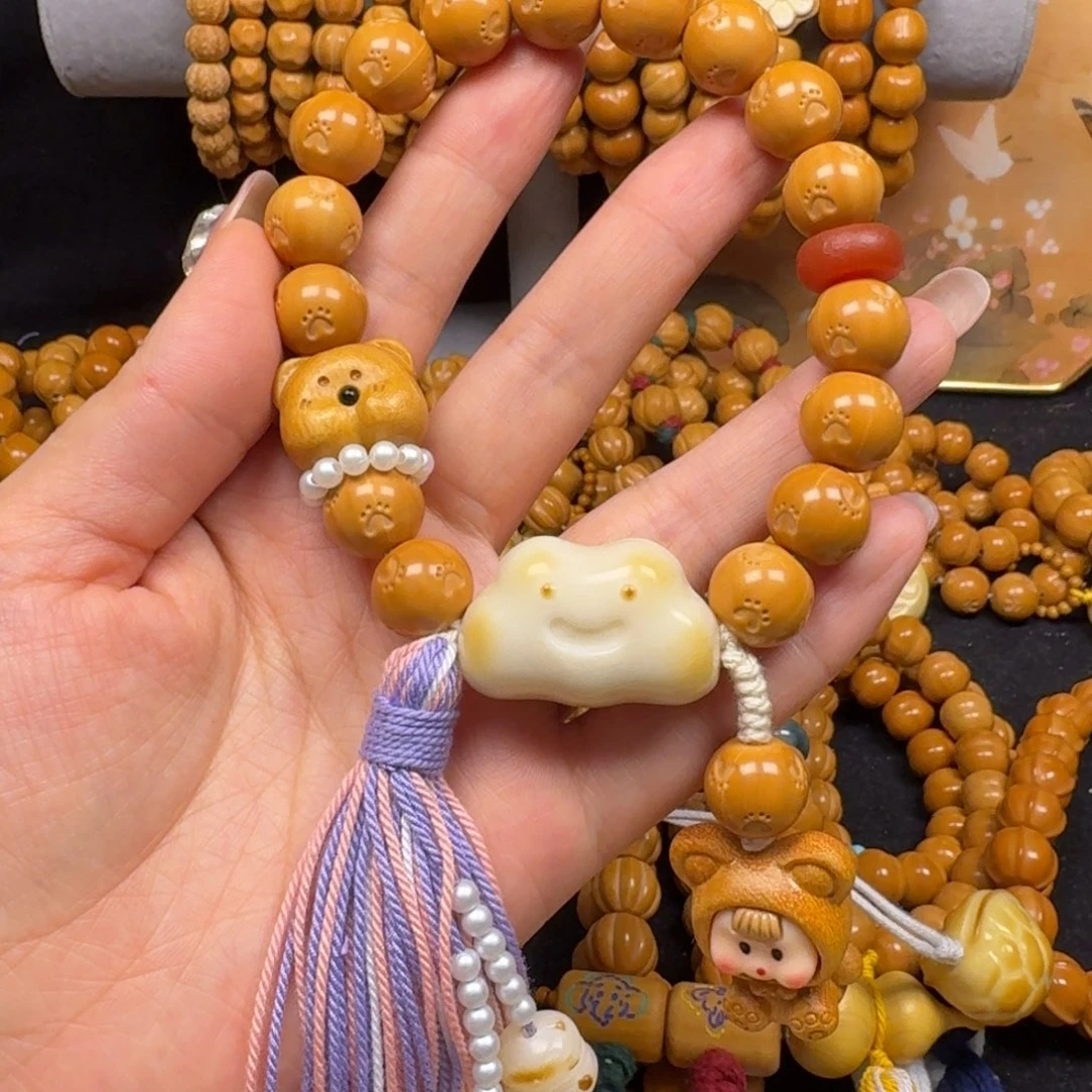 筱***~手串/手链核桃小猫爪手持款