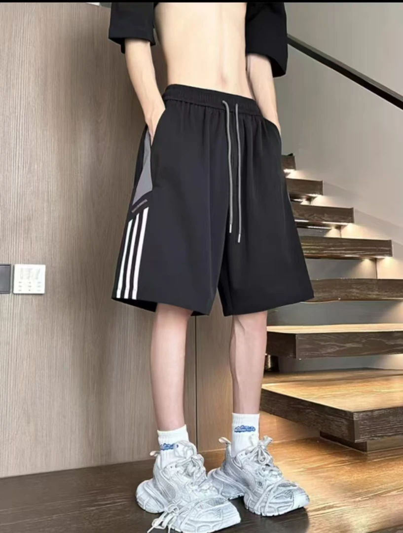 【高品质冰爽高弹】男大童青少年学生速干裤五分裤666短裤