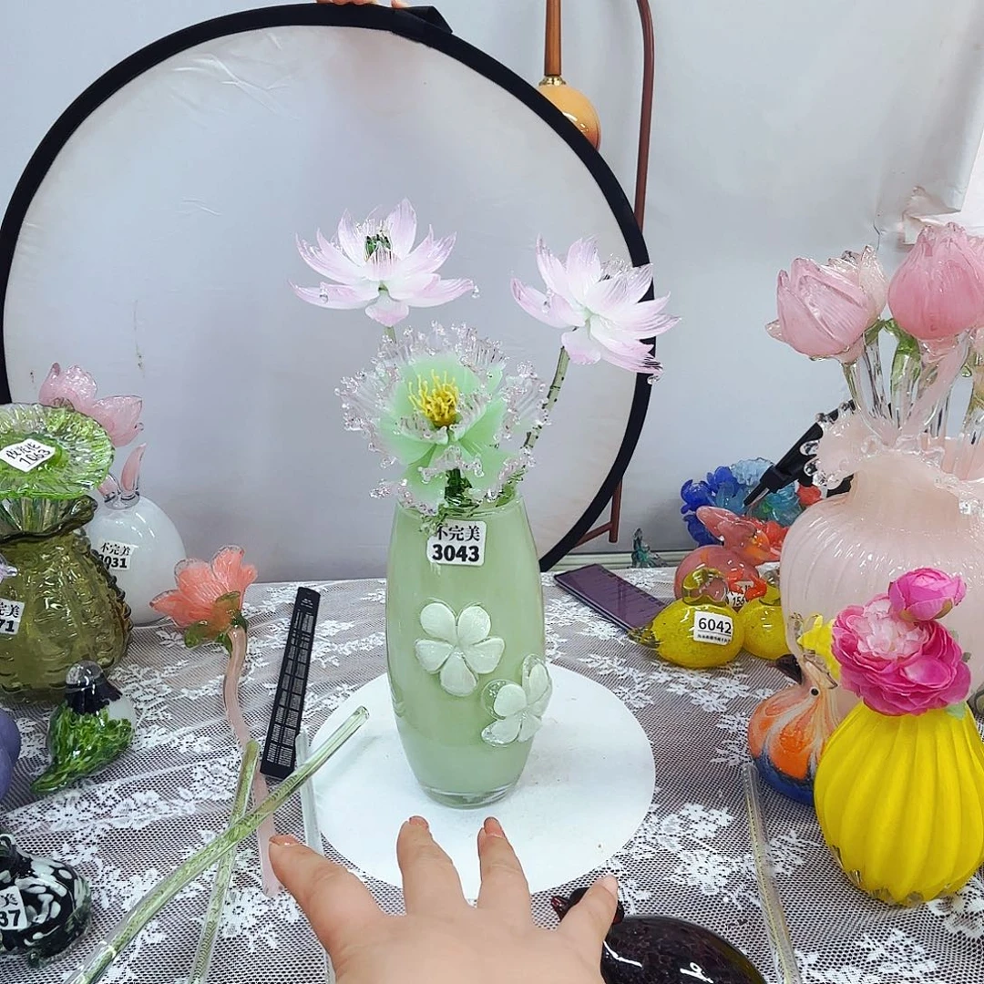 静***隐琉璃花瓶花器艺术品