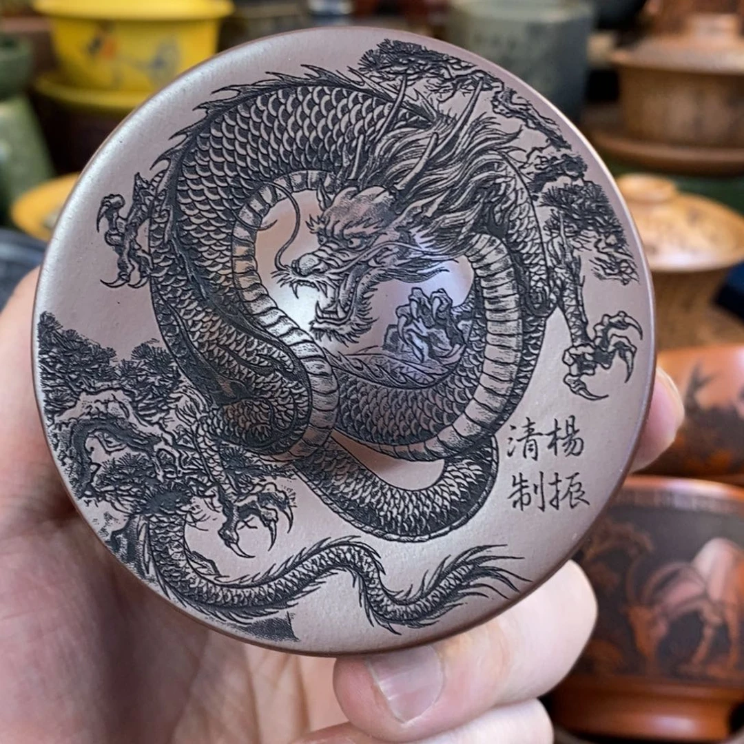 紫砂杯子宜兴全手工紫砂杯