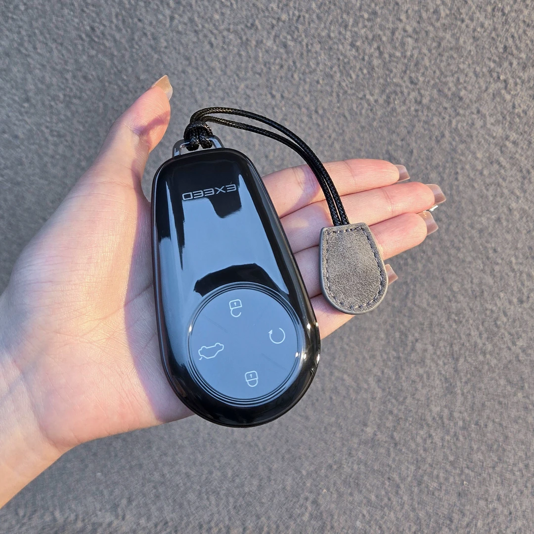 适用星途钥匙套新款星纪元ES/ET男女专用奇瑞汽车简约透明扣包壳