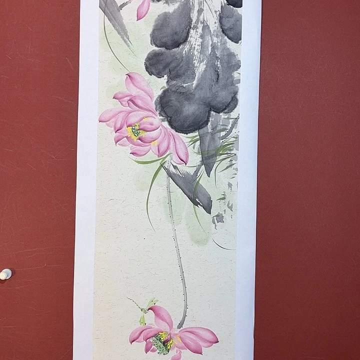 国画听兰老师花鸟