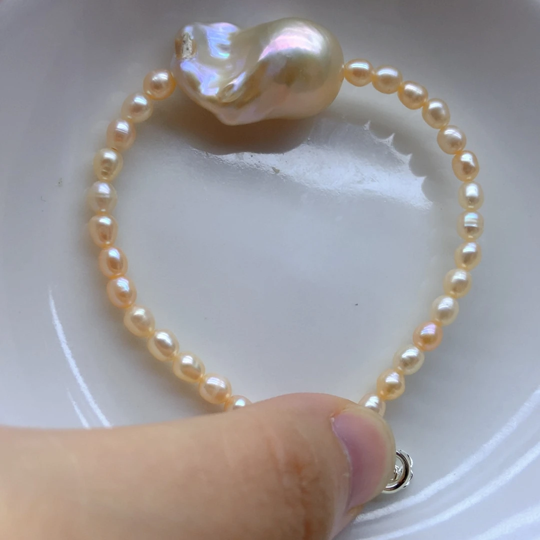 淡水珍珠耳饰未镶嵌