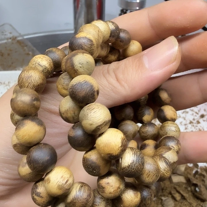 沉香沉香碎屑1.0mm花珠