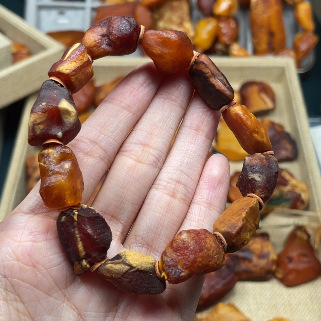 琥珀未镶嵌珠宝奇石