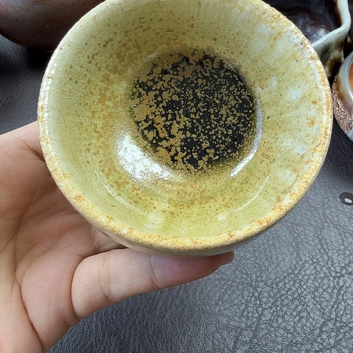 手工手作柴烧主人杯