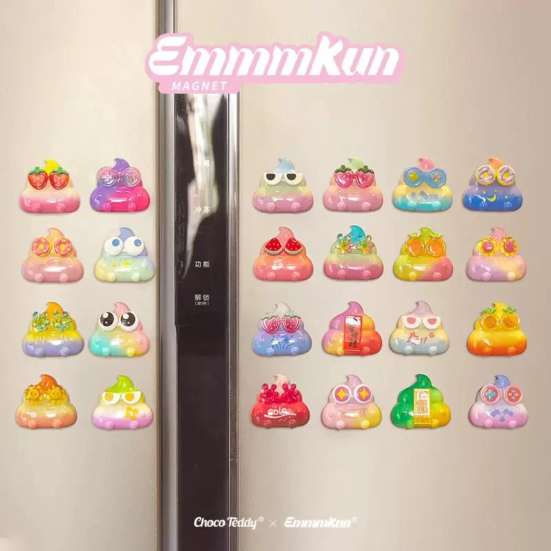 【默认拆袋】Emmmkun二代有口福雪宝冰箱贴盲盒萌粒