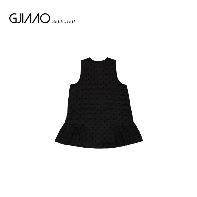 8859 无袖波点连衣裙