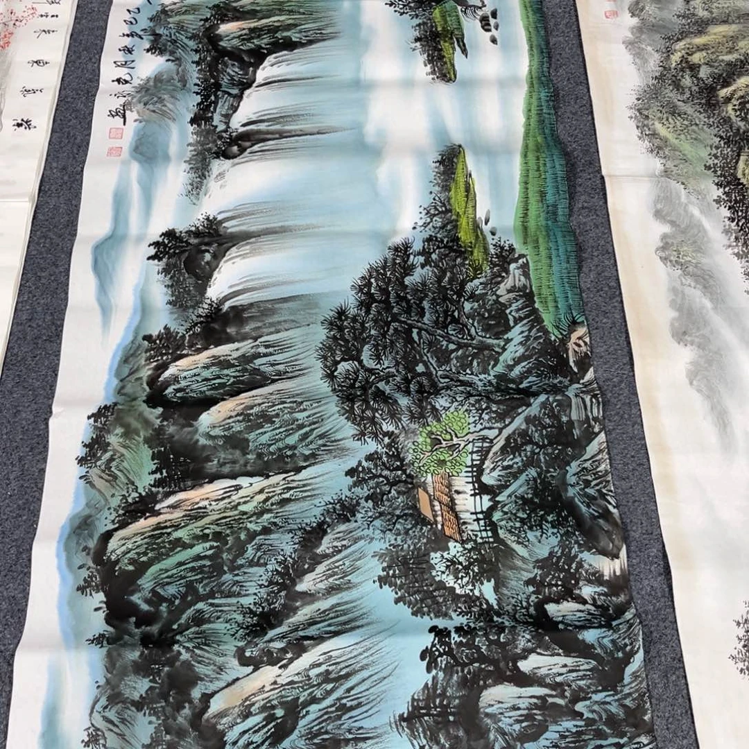 国画国画山水作品