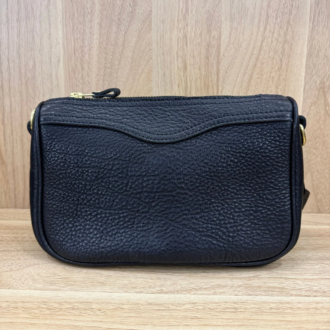 【包尚时代】女士单肩斜跨包时尚休闲百搭黑色棕色简约潮流包77011