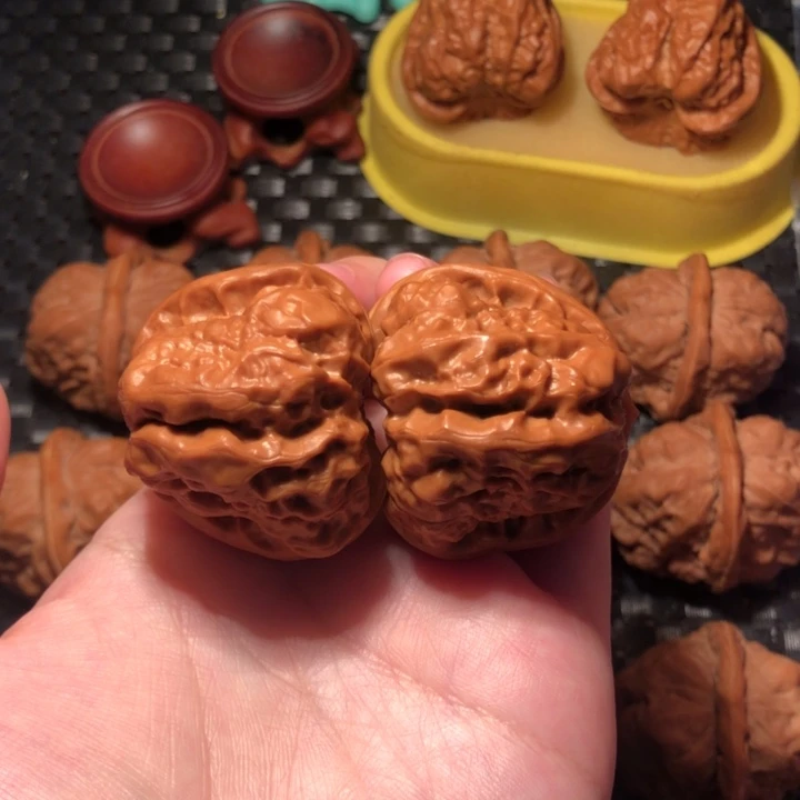 把件文玩核桃40✖️43四开八腿三角蛙