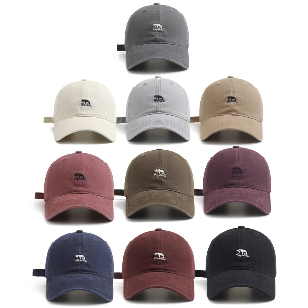 【小棕熊】减龄棒球帽男女刺绣鸭舌帽大头围显脸小休闲百搭