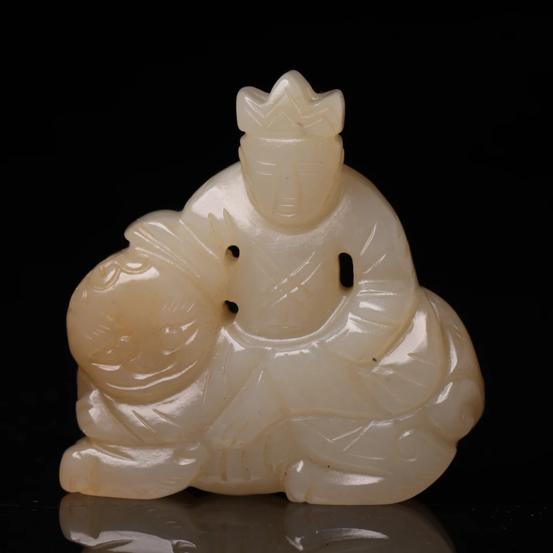 清代和田玉佛造像