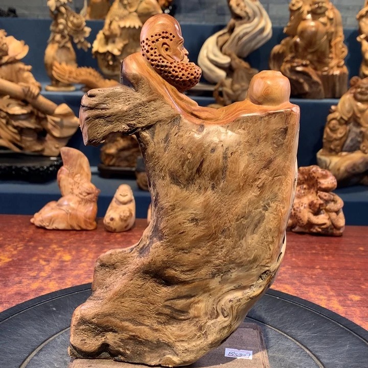 柏木（崖柏）根雕摆件