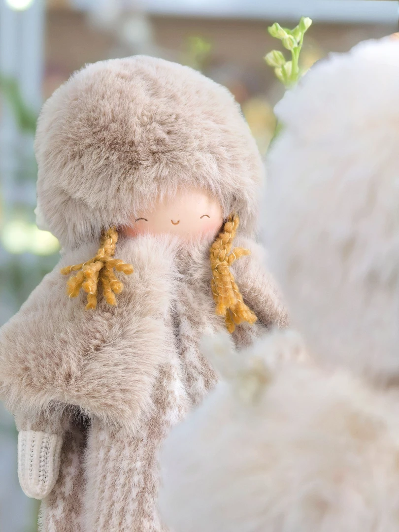 圣诞节创意礼帽鹿角女孩天使挂件装饰礼物（不要乱拍）