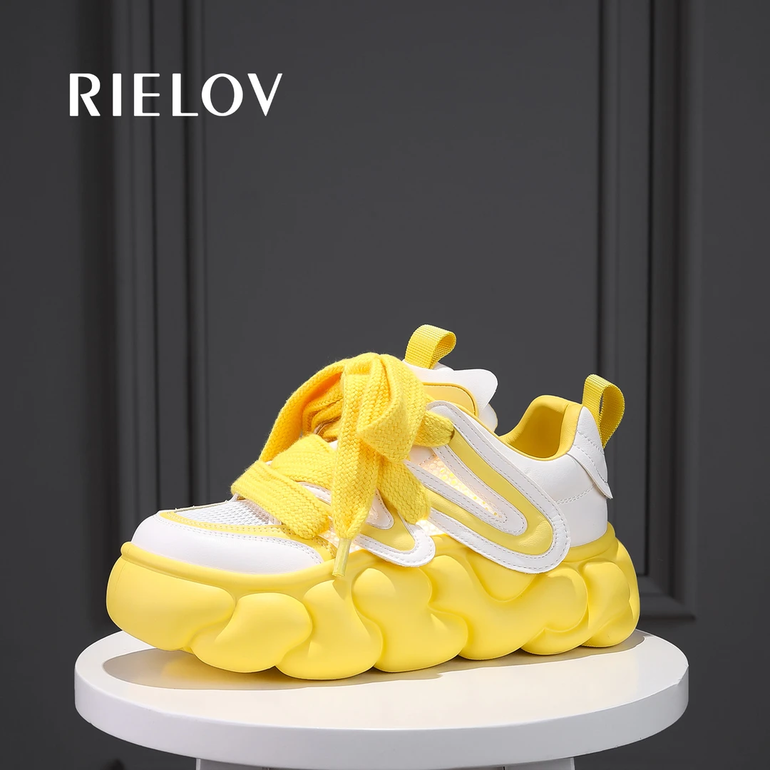 【RIELOV】增高5cm时尚潮流百搭女士休闲鞋 986366