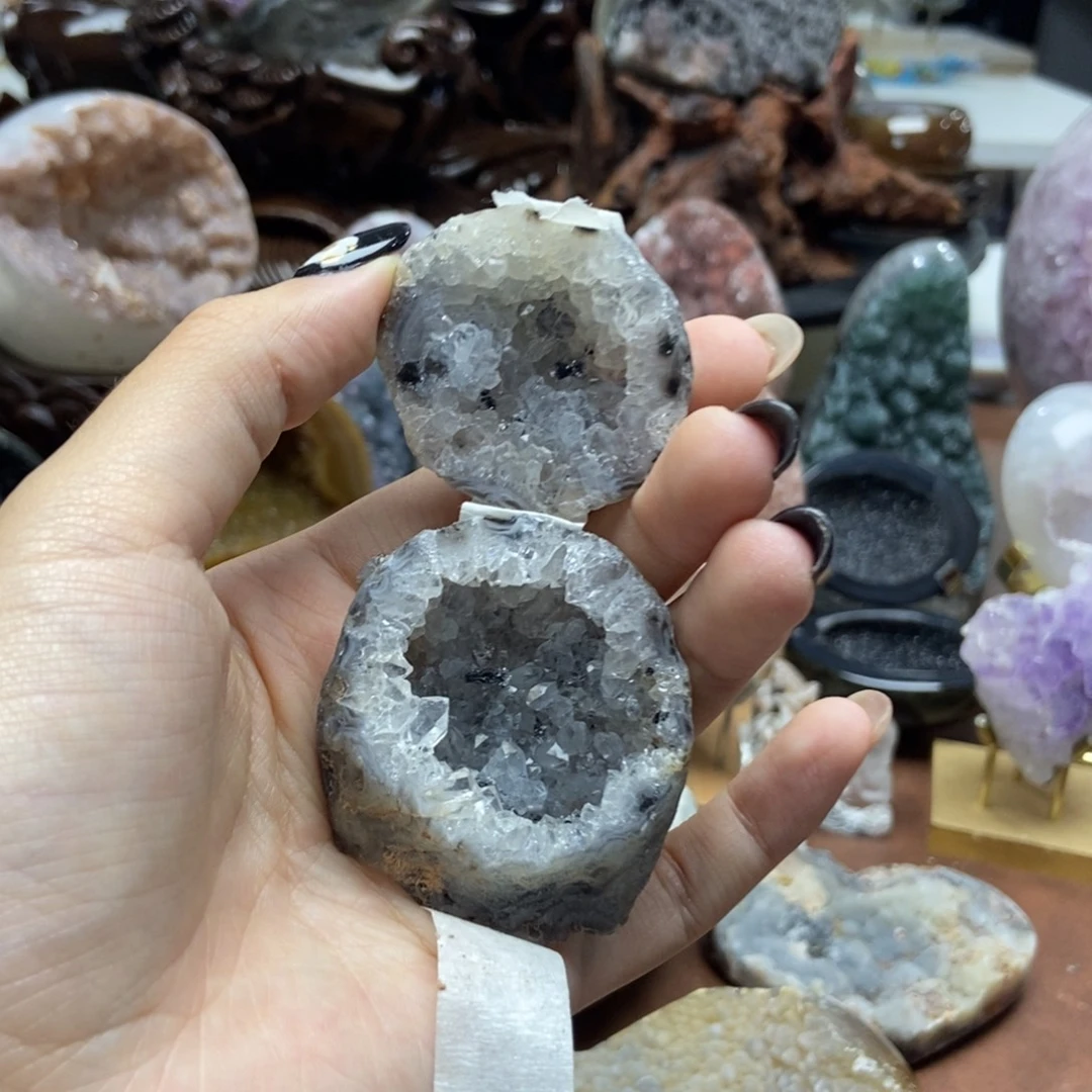 紫晶摆件未镶嵌水晶