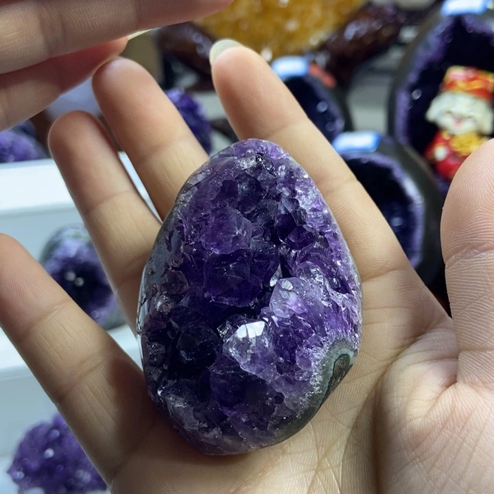 未镶嵌大型摆件（非配饰）紫晶莹