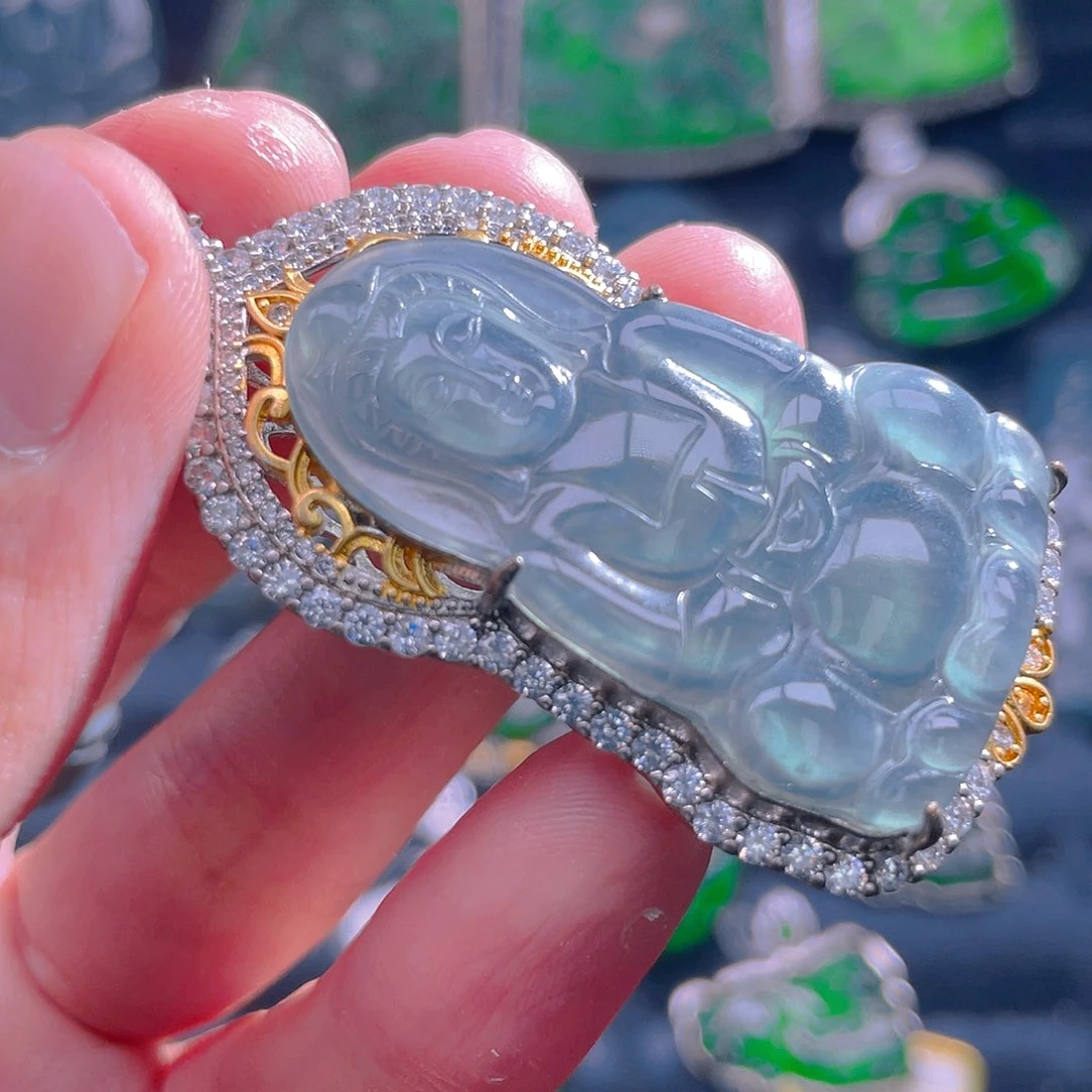 颈饰未镶嵌翡翠翡翠