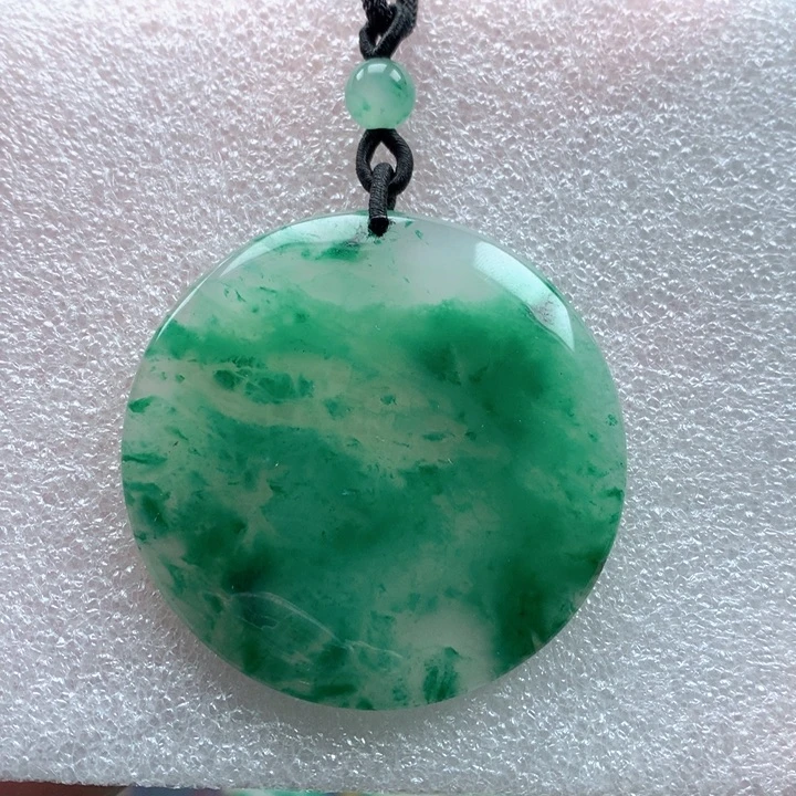 石英质玉（非洲翠）未镶嵌吊坠(不含链)