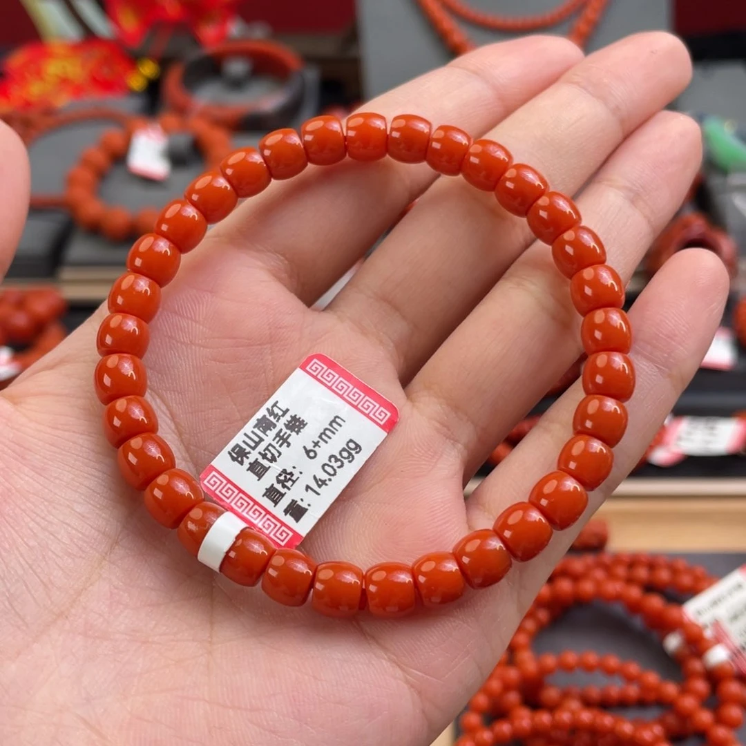 南红玛瑙6+mm 单圈未镶嵌ʚ****