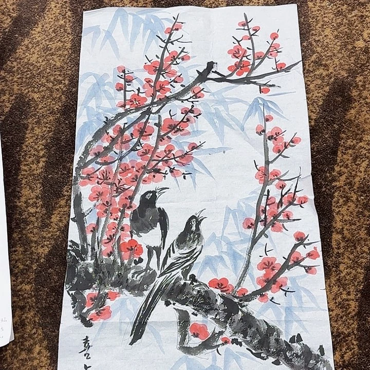 国画孙玉华老师四尺四开