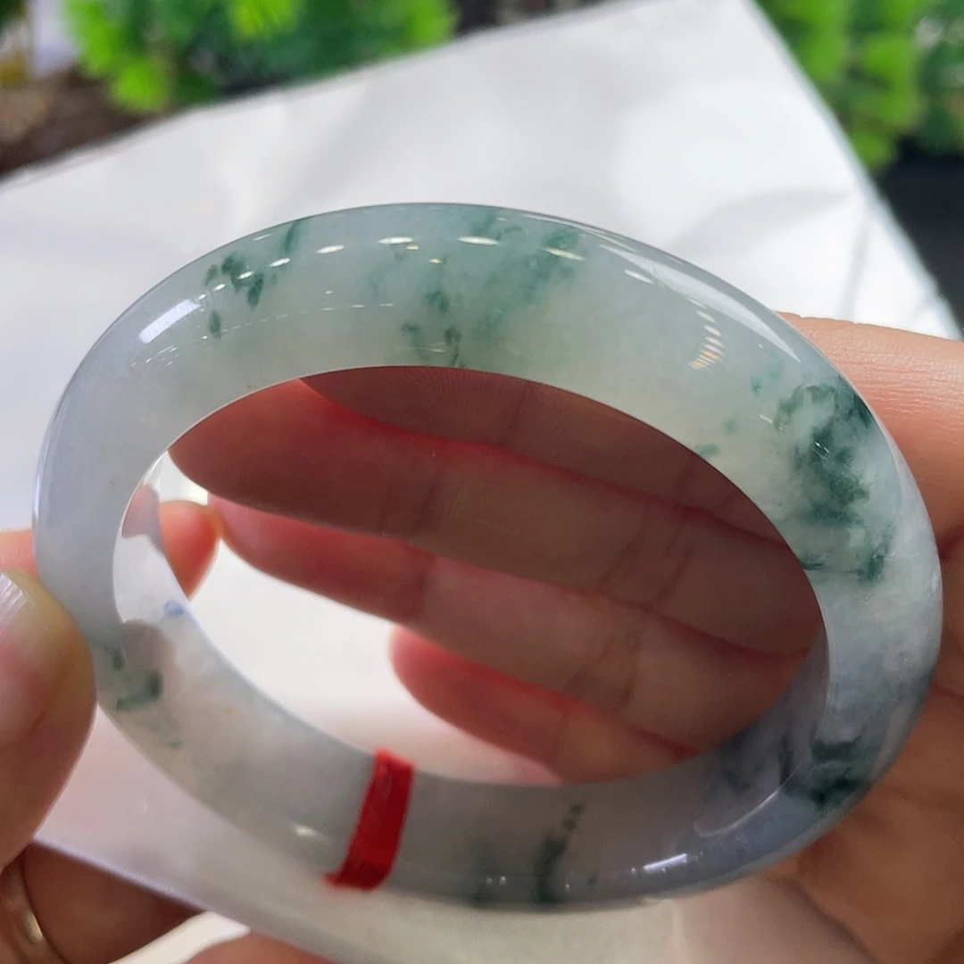 未镶嵌手镯翡翠35号正圈