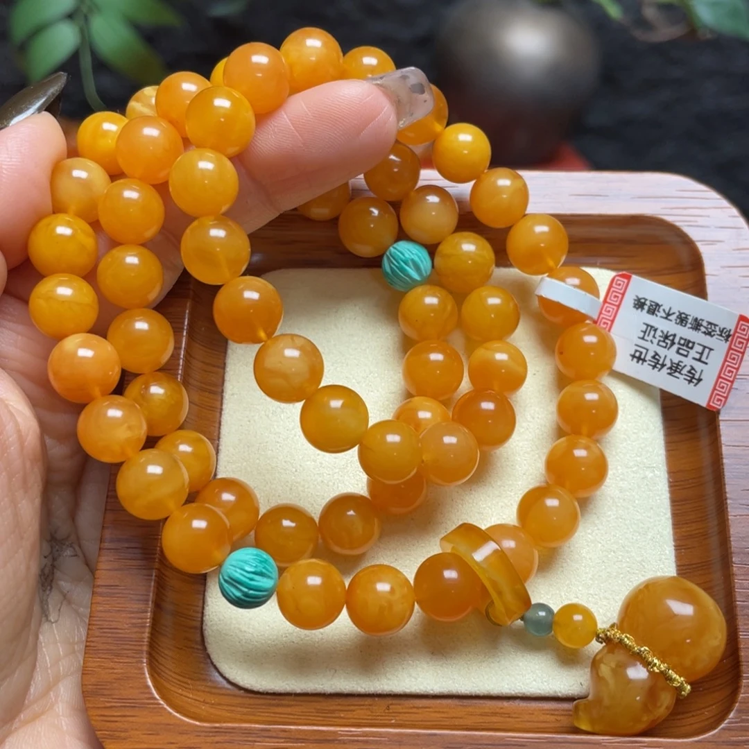 蜜蜡未镶嵌手链手串