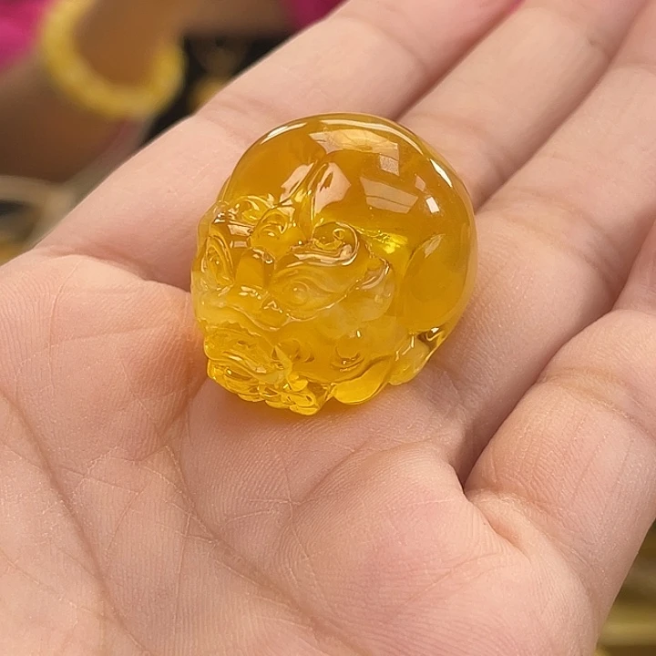 琥珀未镶嵌珠宝奇石琥珀h47