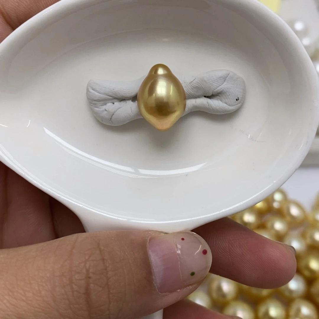 颈饰银S925镶嵌海水珍珠10.5，福利捡漏珠！