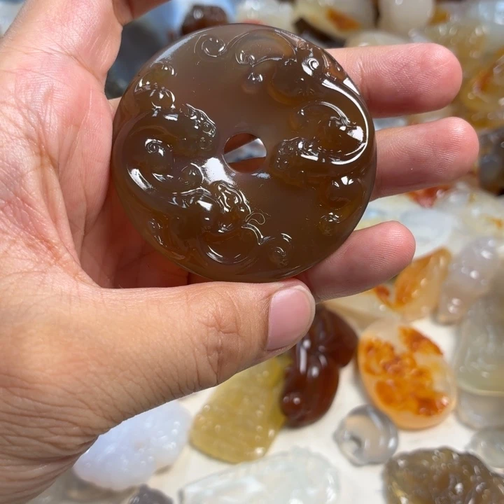 未镶嵌吊坠(不含链)玛瑙/玉髓