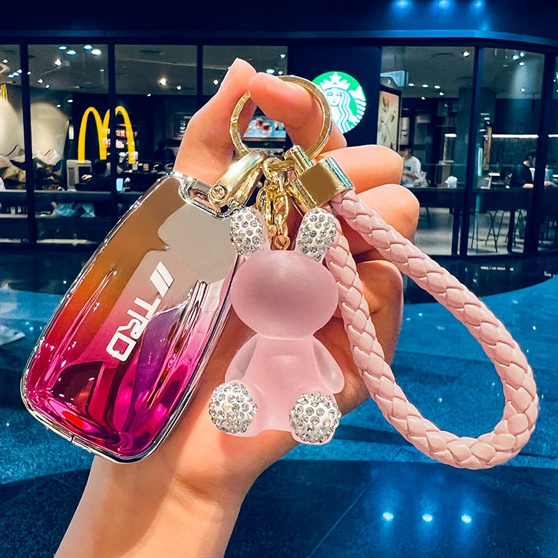 专用丰田钥匙套威兰达chr奕泽rv4荣放锋兰达汉兰达车扣女2023款23