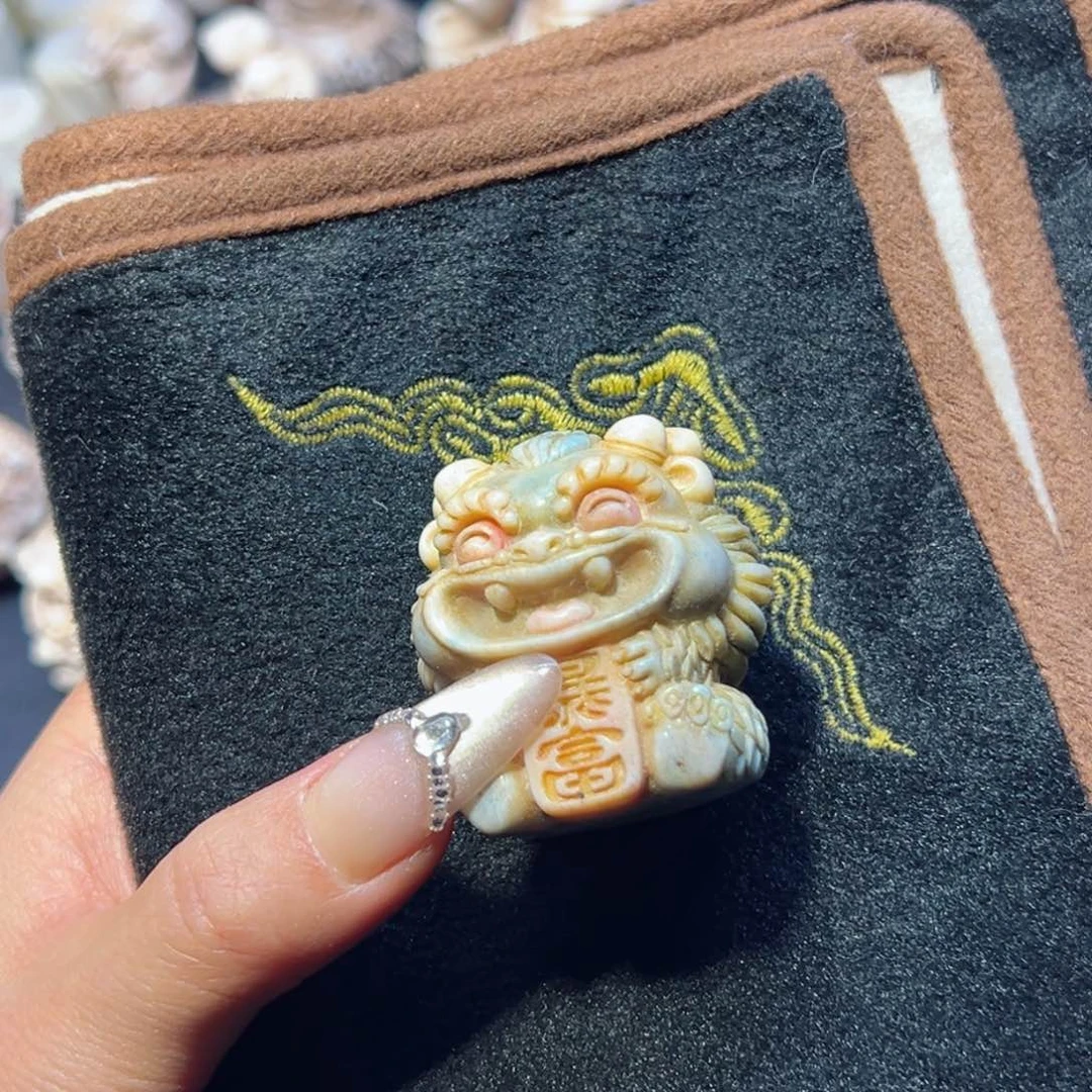 鹿骨把件鹿骨鹿角