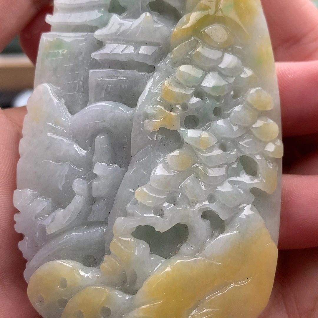 吊坠(不含链)未镶嵌翡翠