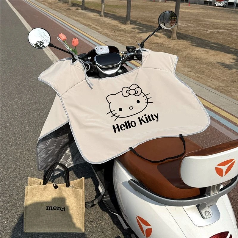 电动车挡风被夏季薄款防晒防水隔热遮阳摩托车防雨耐用双面防水