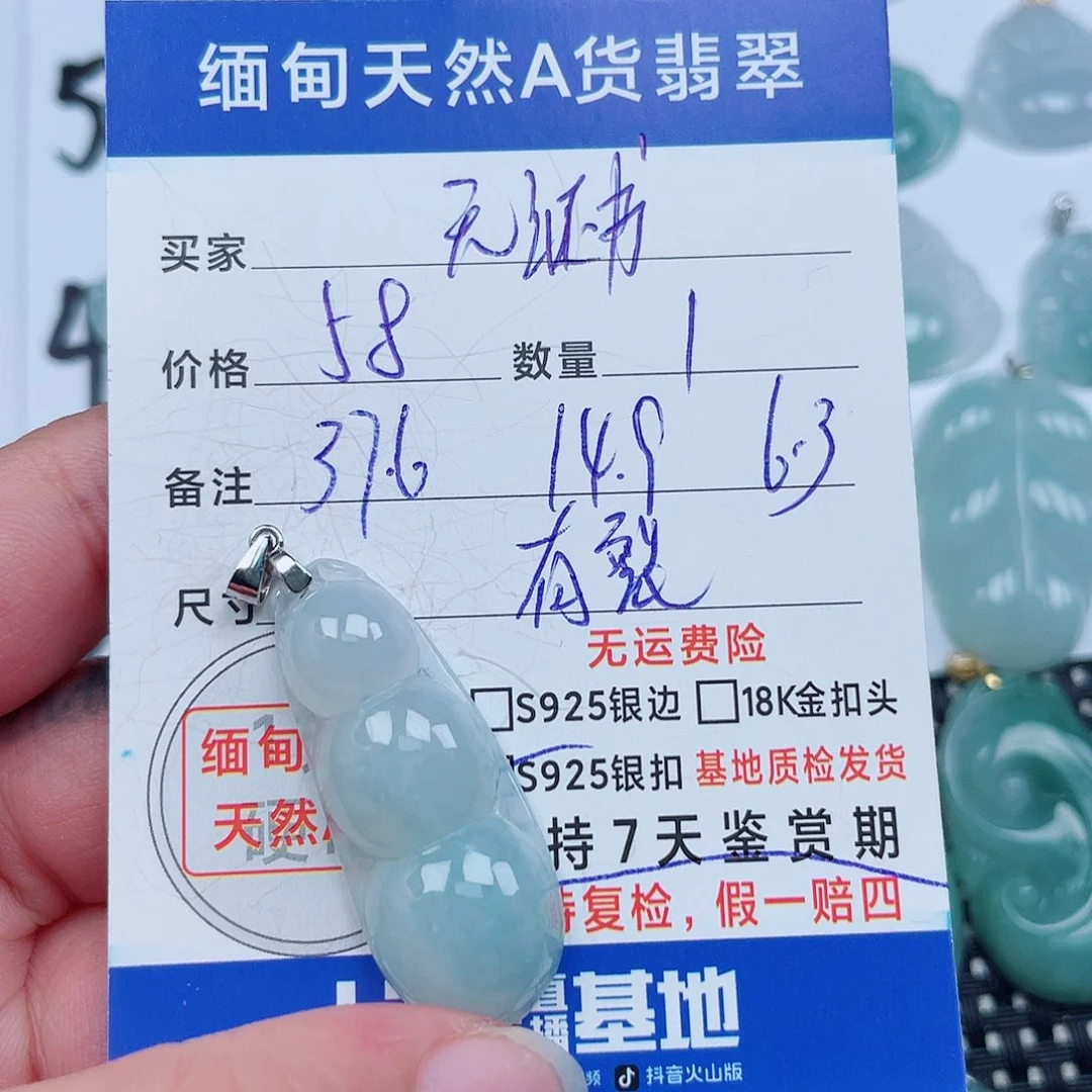 翡翠银S925镶嵌颈饰