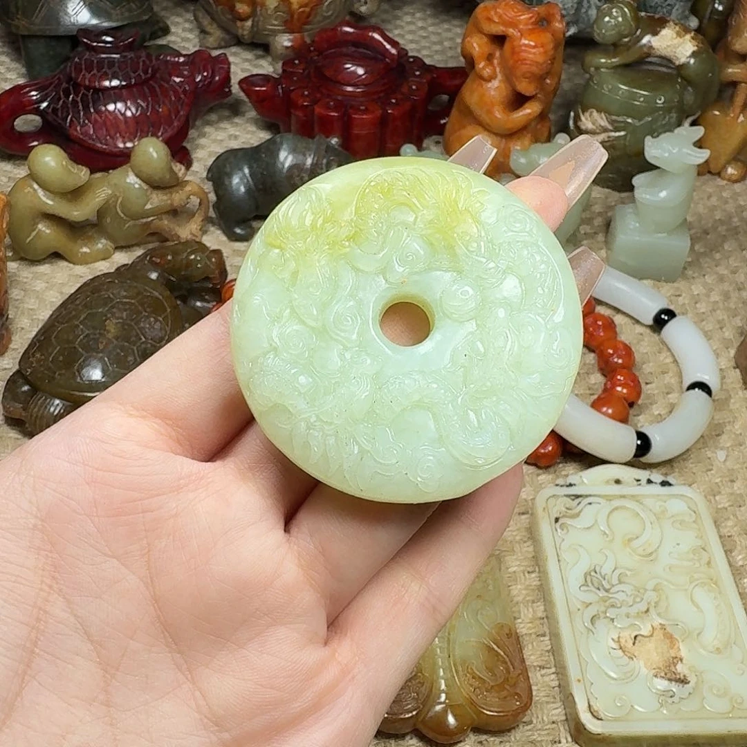 白玉菩提吊坠挂件